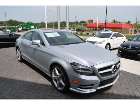 Iridium Silver Metallic Mercedes-Benz CLS 550 4Matic Coupe.  Click to enlarge.