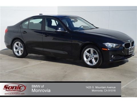 Jet Black BMW 3 Series 320i Sedan.  Click to enlarge.