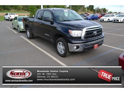 Black Toyota Tundra Double Cab 4x4.  Click to enlarge.