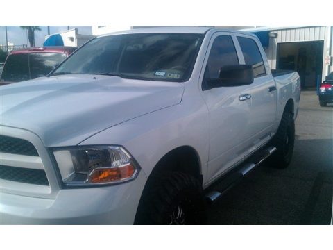 Bright White Dodge Ram 1500 Express Crew Cab.  Click to enlarge.