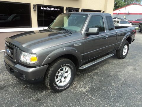 Dark Shadow Grey Metallic Ford Ranger Sport SuperCab 4x4.  Click to enlarge.