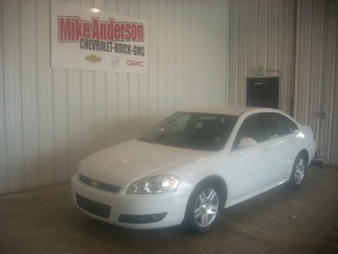 Summit White Chevrolet Impala LT.  Click to enlarge.