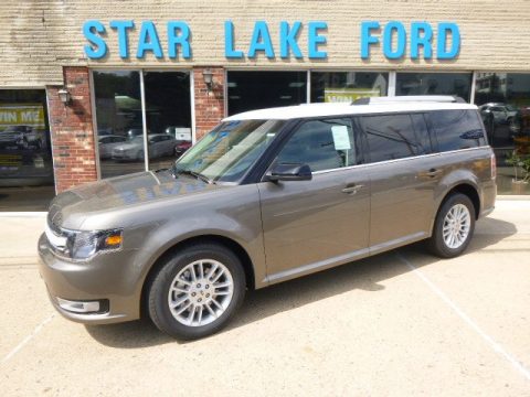 Mineral Gray Ford Flex SEL AWD.  Click to enlarge.