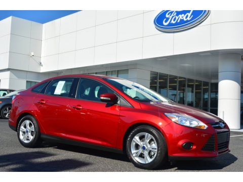 Ruby Red Ford Focus SE Sedan. Click to enlarge. Ruby Red Ford Focus SE Sedan. Click to enlarge.