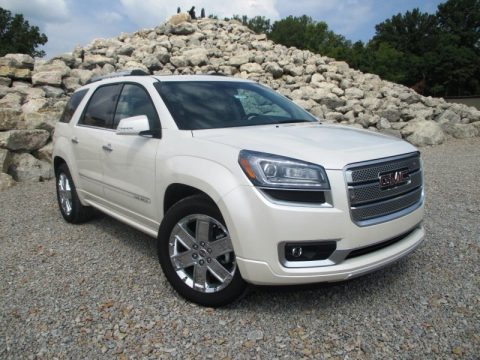 White Diamond Tricoat GMC Acadia Denali AWD.  Click to enlarge.