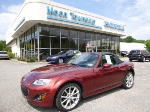 Copper Red Mica Mazda MX-5 Miata Touring Roadster.  Click to enlarge.