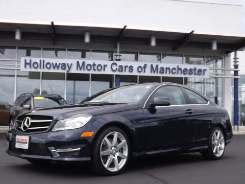 Lunar Blue Metallic Mercedes-Benz C 350 4Matic Coupe.  Click to enlarge.