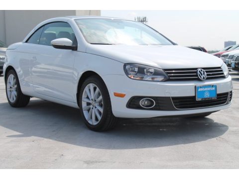 Pure White Volkswagen Eos Komfort.  Click to enlarge.