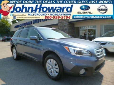 Twilight Blue Metallic Subaru Outback 2.5i Premium.  Click to enlarge.