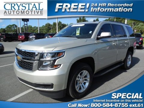 Champagne Silver Metallic Chevrolet Tahoe LS.  Click to enlarge.