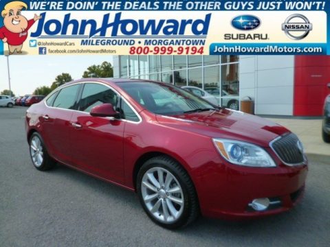 Crystal Red Tintcoat Buick Verano FWD.  Click to enlarge.