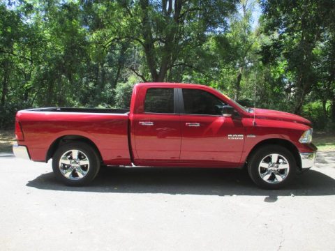 Deep Cherry Red Pearl Ram 1500 SLT Quad Cab 4x4.  Click to enlarge.