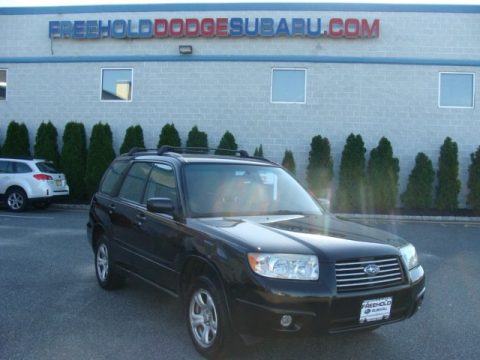 Obsidian Black Pearl Subaru Forester 2.5 X.  Click to enlarge.