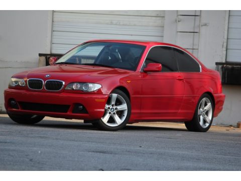 Electric Red BMW 3 Series 325i Coupe.  Click to enlarge.