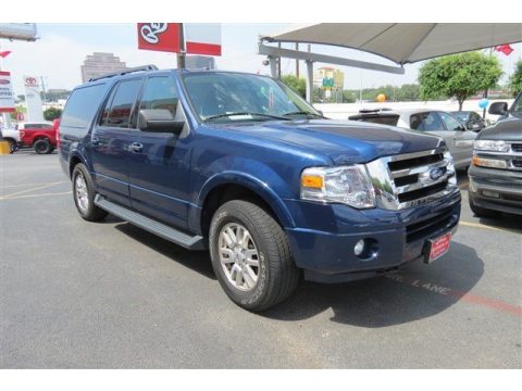 Dark Blue Pearl Metallic Ford Expedition EL XLT 4x4.  Click to enlarge.