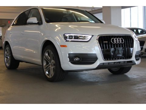 Glacier White Metallic Audi Q3 2.0 TFSI Premium Plus quattro.  Click to enlarge.