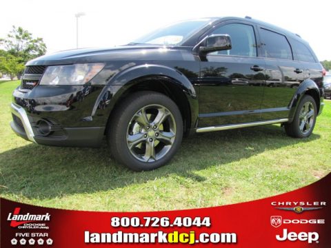 Pitch Black Dodge Journey Crossroad.  Click to enlarge.