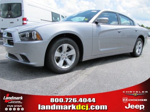 Billet Silver Metallic Dodge Charger SE.  Click to enlarge.