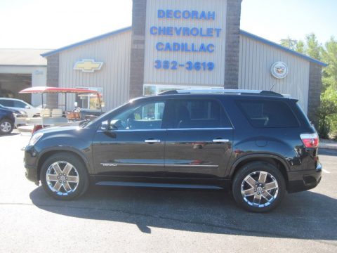 Carbon Black Metallic GMC Acadia Denali AWD.  Click to enlarge.