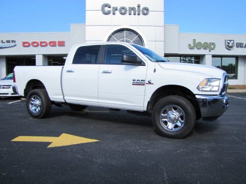 Bright White Ram 2500 SLT Crew Cab 4x4.  Click to enlarge.