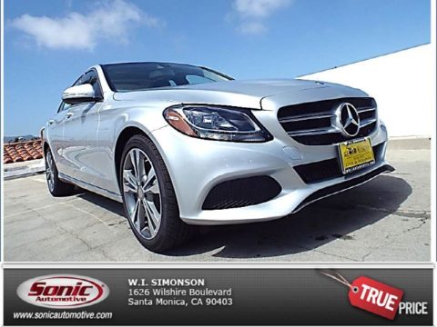 Iridium Silver Metallic Mercedes-Benz C 300 4Matic.  Click to enlarge.
