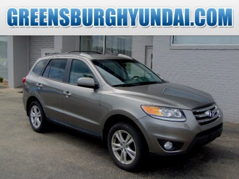 Mineral Gray Hyundai Santa Fe SE V6 AWD.  Click to enlarge.