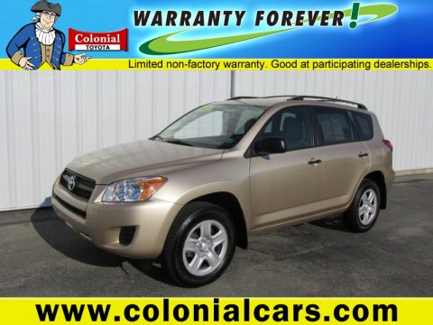 Sandy Beach Metallic Toyota RAV4 I4 4WD.  Click to enlarge.