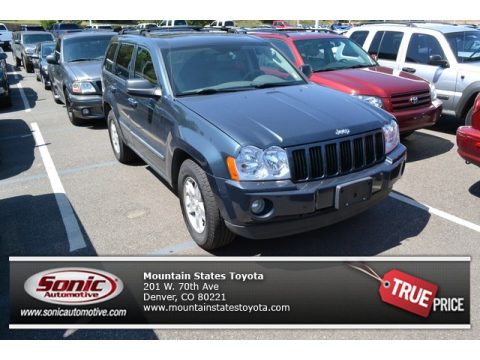 Steel Blue Metallic Jeep Grand Cherokee Laredo 4x4.  Click to enlarge.