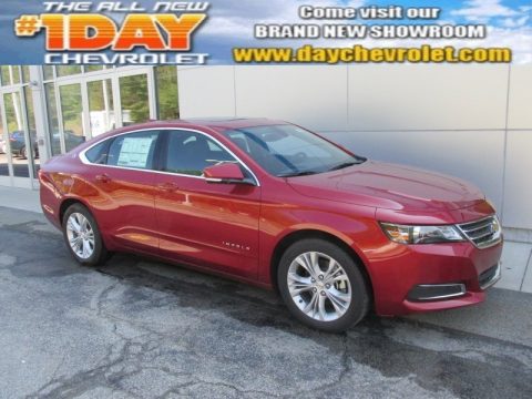 Crystal Red Tintcoat Chevrolet Impala LT.  Click to enlarge.