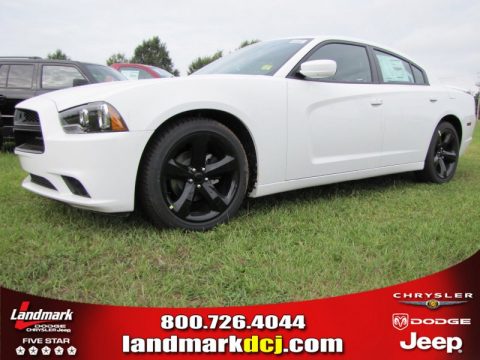 Bright White Dodge Charger SXT.  Click to enlarge.