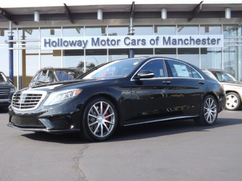 Obsidian Black Metallic Mercedes-Benz S 63 AMG 4Matic Sedan.  Click to enlarge.