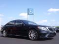 Front 3/4 View of 2015 Mercedes-Benz S 63 AMG 4Matic Sedan #3