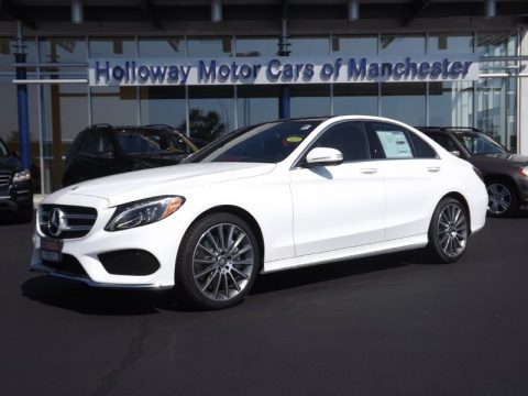 Polar White Mercedes-Benz C 300 4Matic.  Click to enlarge.
