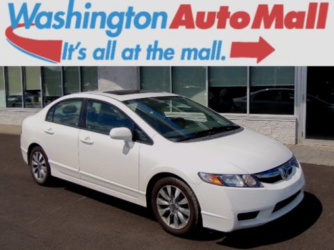 Taffeta White Honda Civic EX-L Sedan.  Click to enlarge.