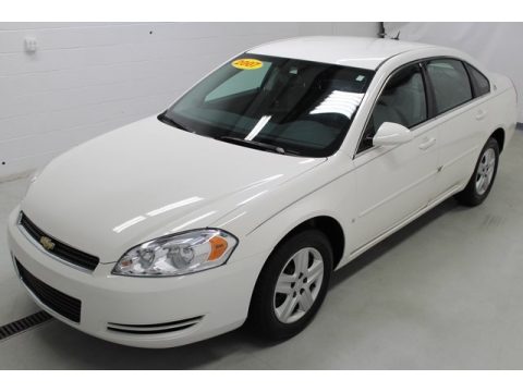 White Chevrolet Impala LS.  Click to enlarge.