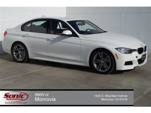 Alpine White BMW 3 Series 328i Sedan.  Click to enlarge.