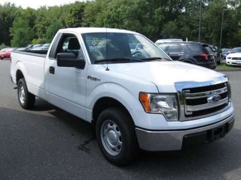 Oxford White Ford F150 XL Regular Cab.  Click to enlarge.