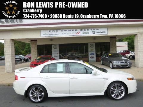 White Diamond Pearl Acura TL 3.2.  Click to enlarge.