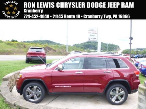 Deep Cherry Red Crystal Pearl Jeep Grand Cherokee Limited 4x4.  Click to enlarge.