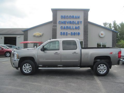 Graystone Metallic Chevrolet Silverado 2500HD LTZ Crew Cab 4x4.  Click to enlarge.