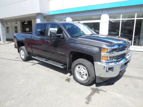 Tungsten Metallic Chevrolet Silverado 2500HD LT Crew Cab 4x4.  Click to enlarge.