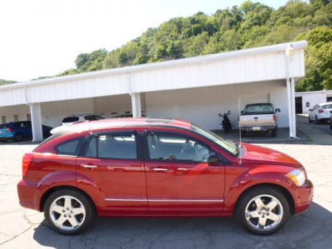 Inferno Red Crystal Pearl Dodge Caliber R/T AWD.  Click to enlarge.