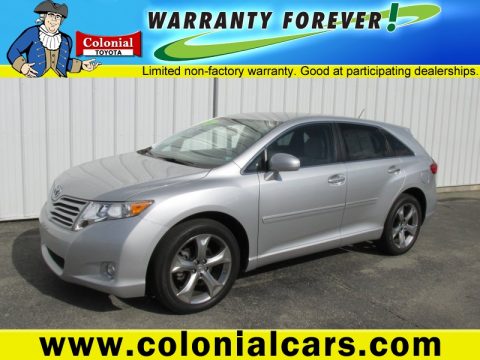 Classic Silver Metallic Toyota Venza V6 AWD.  Click to enlarge.