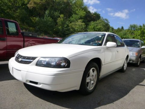 White Chevrolet Impala .  Click to enlarge.