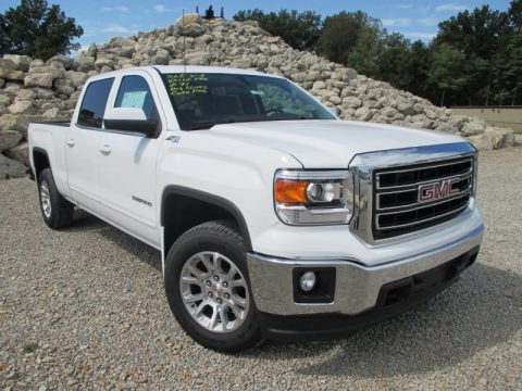 Summit White GMC Sierra 1500 SLE Crew Cab 4x4. Click to enlarge. Summit White GMC Sierra 1500 SLE Crew Cab 4x4. Click to enlarge.