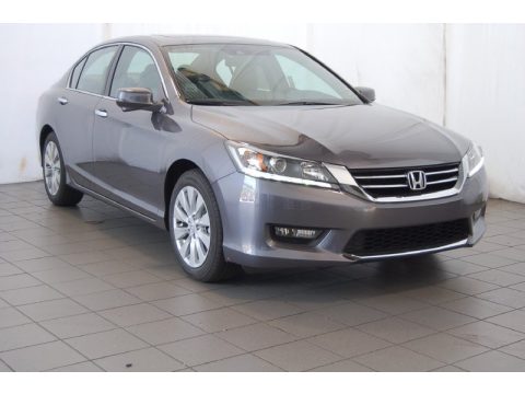 Modern Steel Metallic Honda Accord EX-L V6 Sedan.  Click to enlarge.