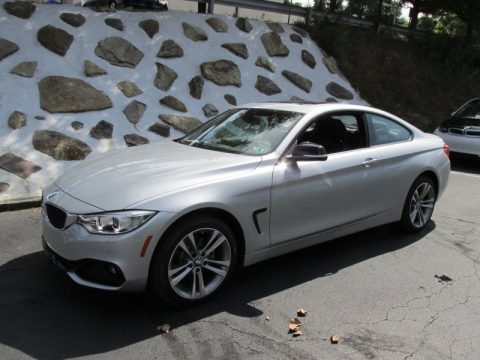 Glacier Silver Metallic BMW 4 Series 428i xDrive Coupe.  Click to enlarge.