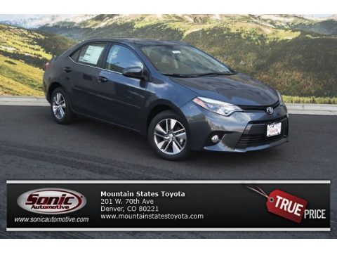 Slate Metallic Toyota Corolla LE Eco Premium.  Click to enlarge.