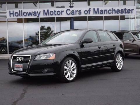 Brilliant Black Audi A3 2.0T quattro.  Click to enlarge.