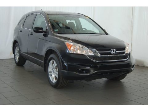 Crystal Black Pearl Honda CR-V EX-L.  Click to enlarge.